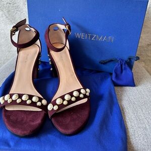 Stuart Weitzman suede heels.